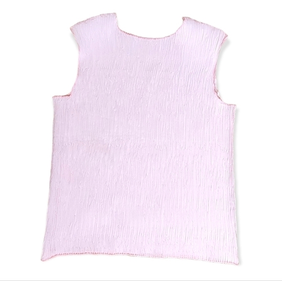 VINTAGE Pleated Tank Top | size MEDIUM - Picture 1 of 7